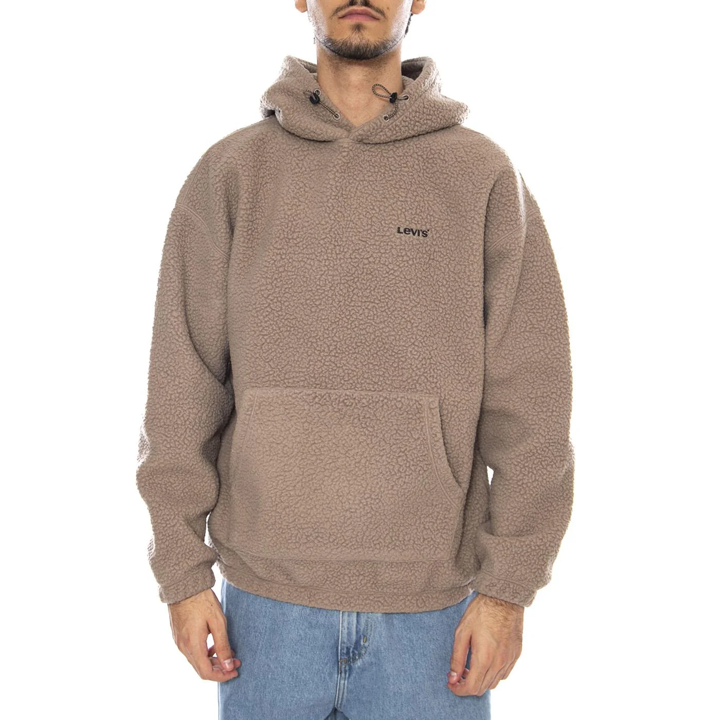 Cozy Up Hoodie Fungi Neutral - Men's Grey Hoodie LEVIS - Image 2