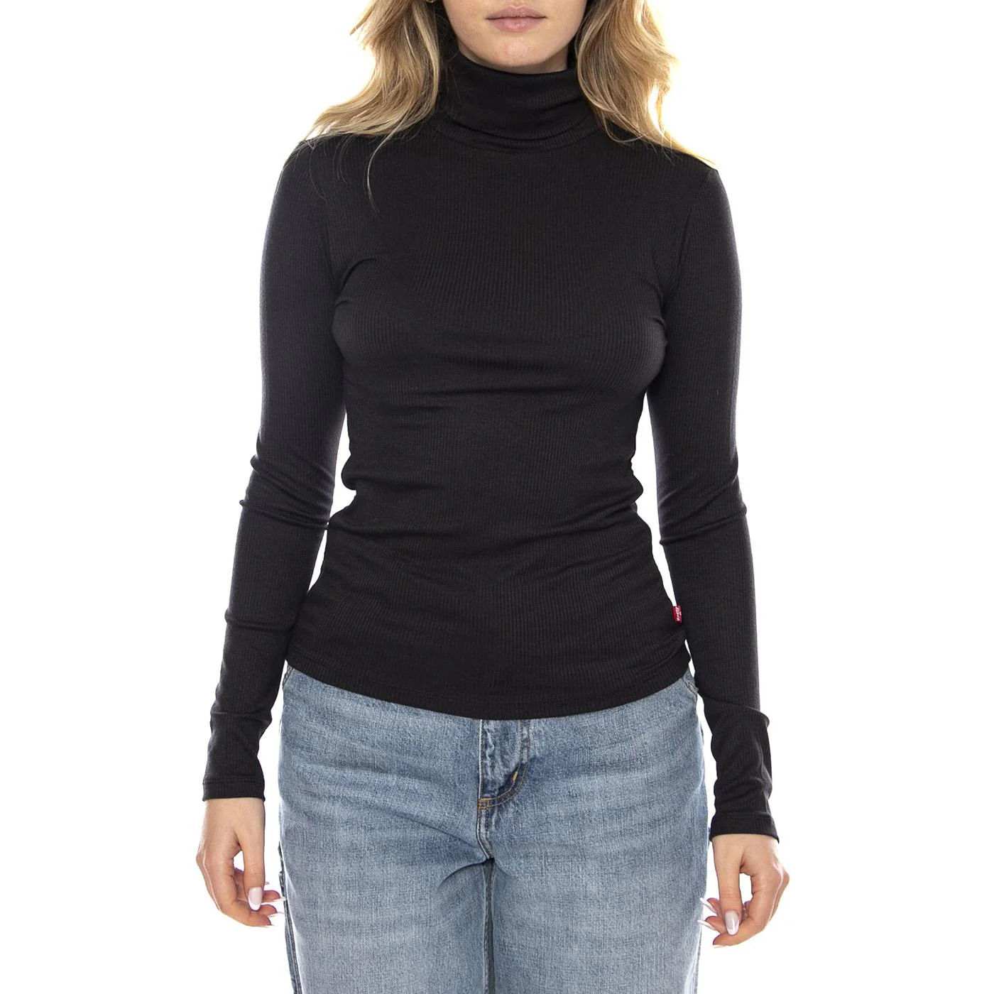 Dreamy Turtleneck Caviar -- Women's Sweater Black Women's LEVIS - Image 2
