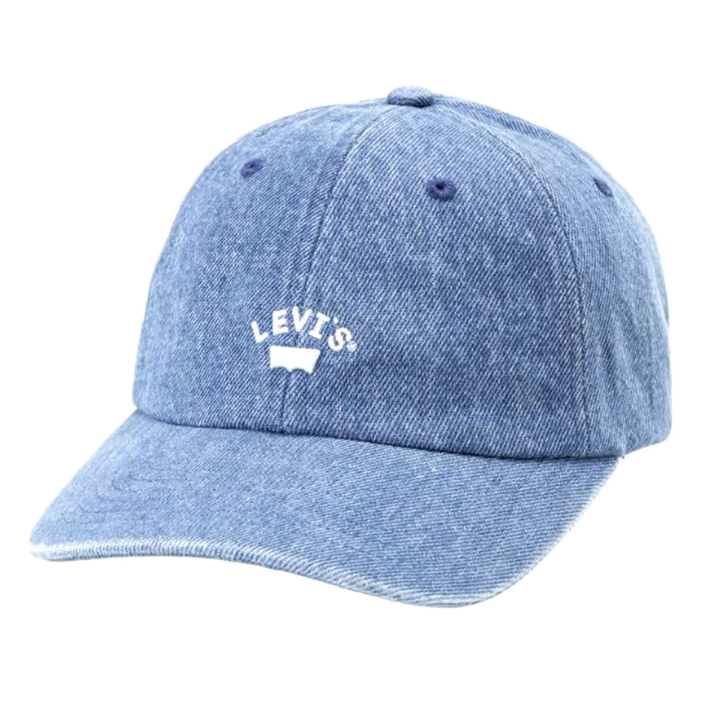 Lazy Girl Logo Cap - Caviar Seersucker - Visor Cap LEVIS ACCESSORIES
