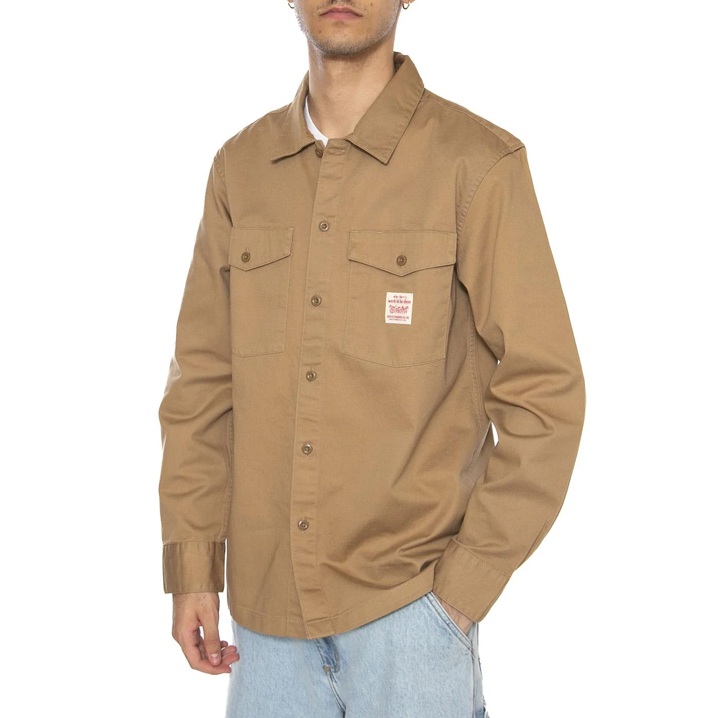 Autumn / Winter - LS Workwer WW Tiger's Eye Twill Brown - Image 2