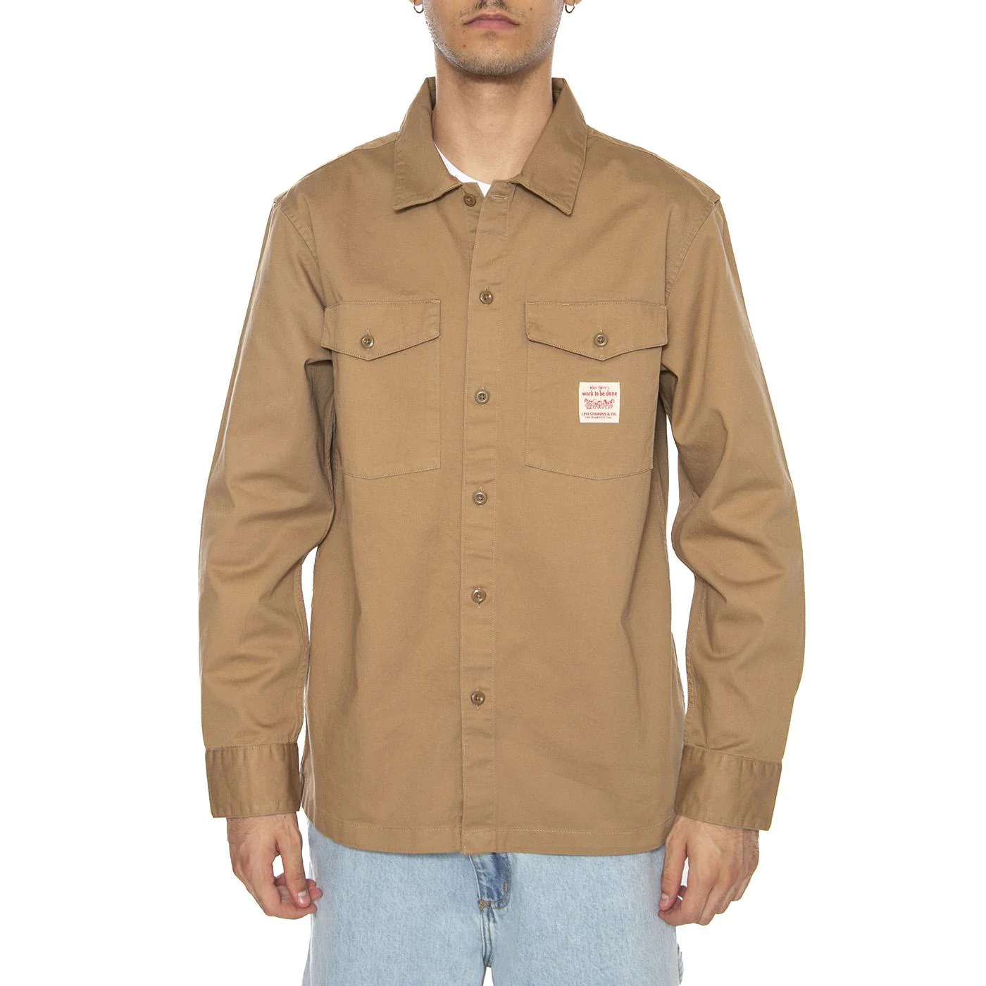 Autumn / Winter - LS Workwer WW Tiger's Eye Twill Brown - Image 3
