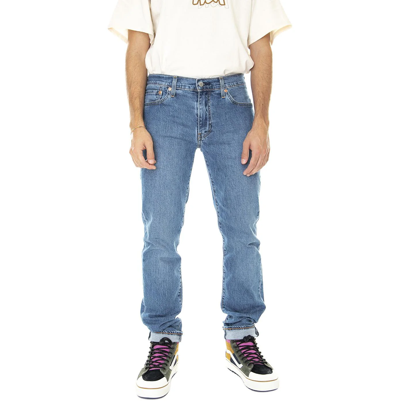 Mens 511 Slim Easy Mid Denim Jeans - Image 2