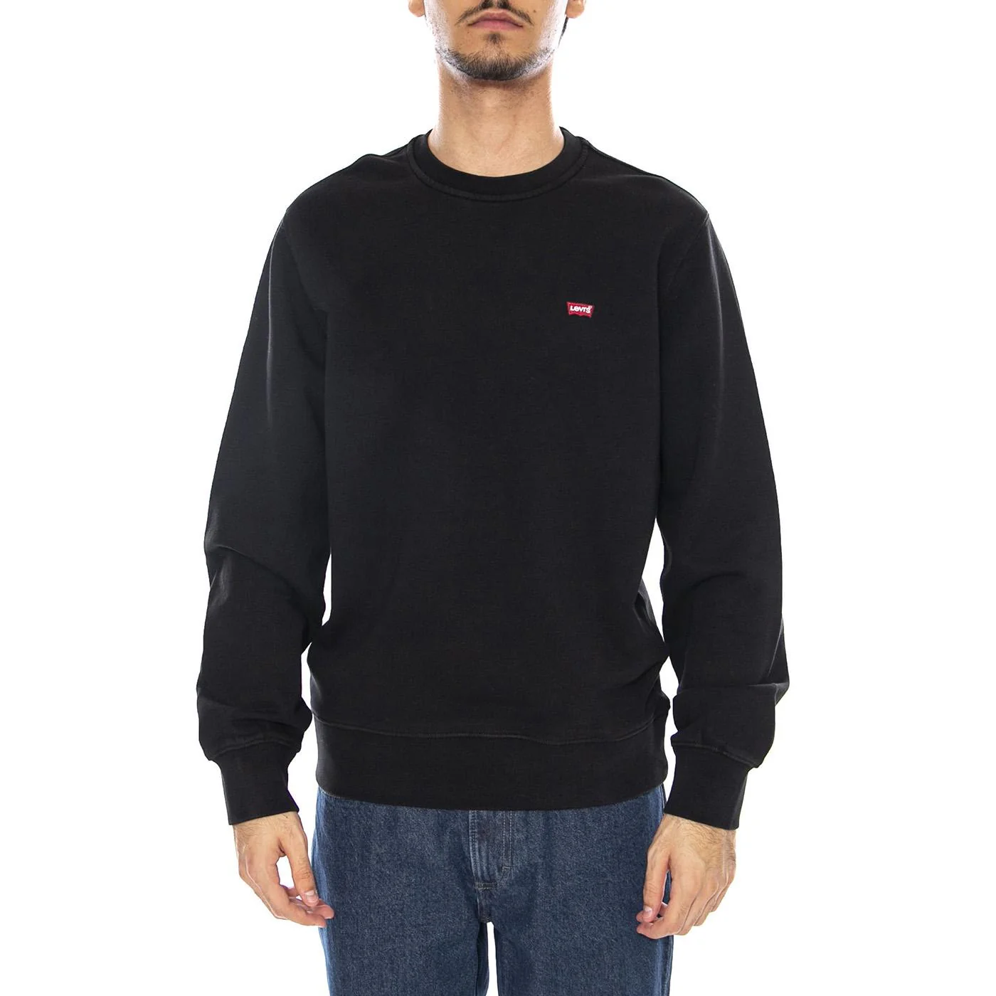 New Original Crew Mineral Black - Men's Crew Neck Sweatshirt Black Men's LEVIS - Image 2