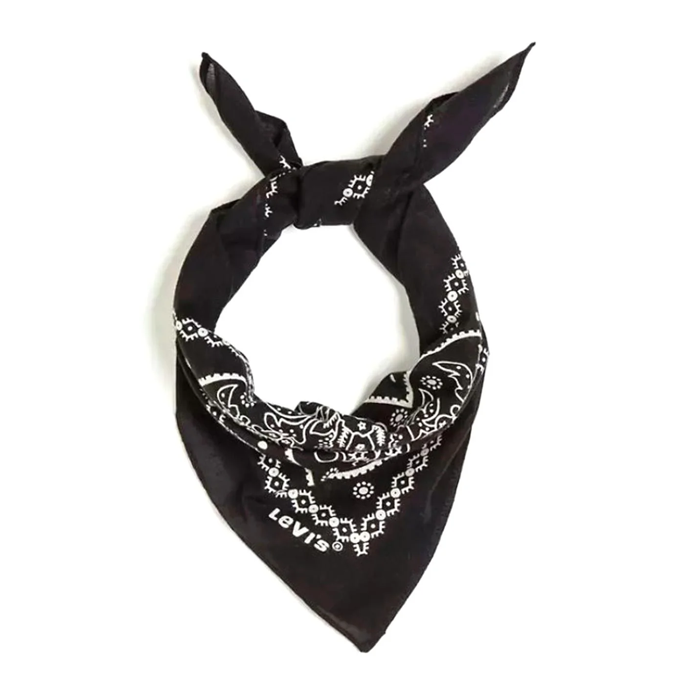 Paisley Bandana Caviar Black - Image 3