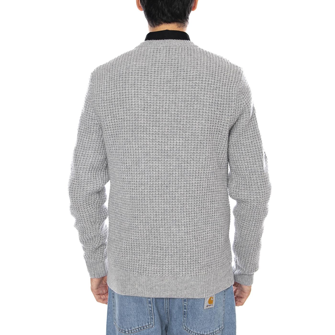 Presidio Crew Mid Tone Grey Heather Grey - Men's Crew Neck Sweater Grey Men's LEVIS - Image 3
