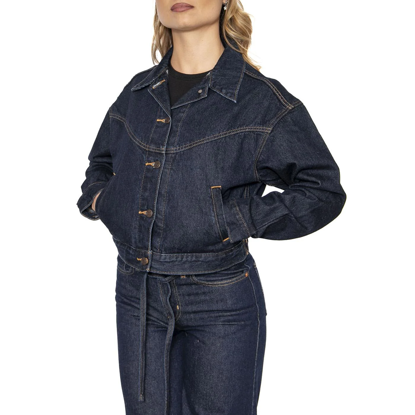 Shrunken 90S Trucker Western Dream Nice Dream