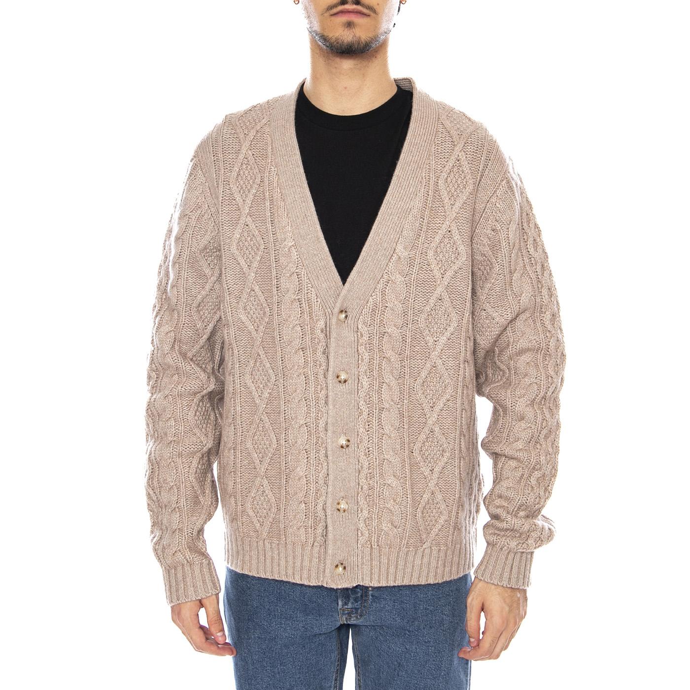 Valencia Cardigan Fungi Heather Neutral - Men's Beige Cardigan LEVIS - Image 2