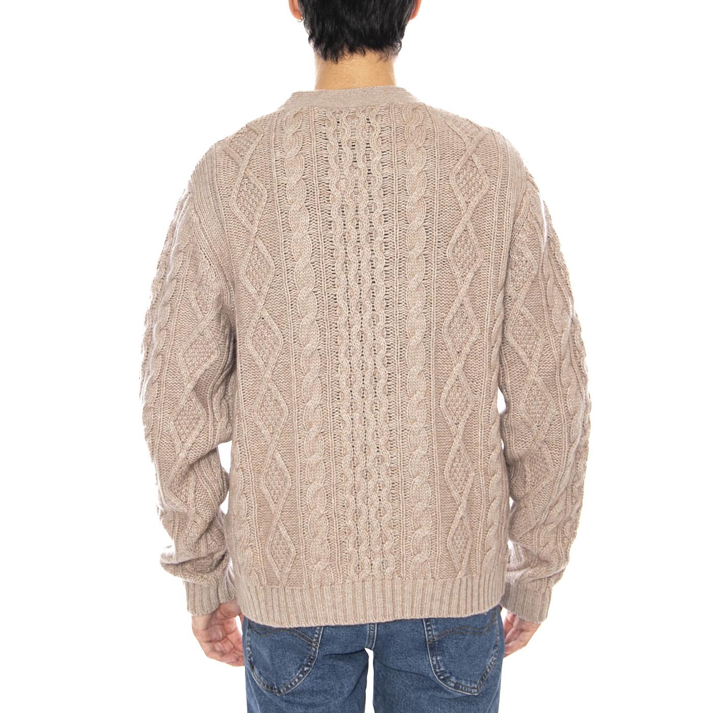 Valencia Cardigan Fungi Heather Neutral - Men's Beige Cardigan LEVIS - Image 3