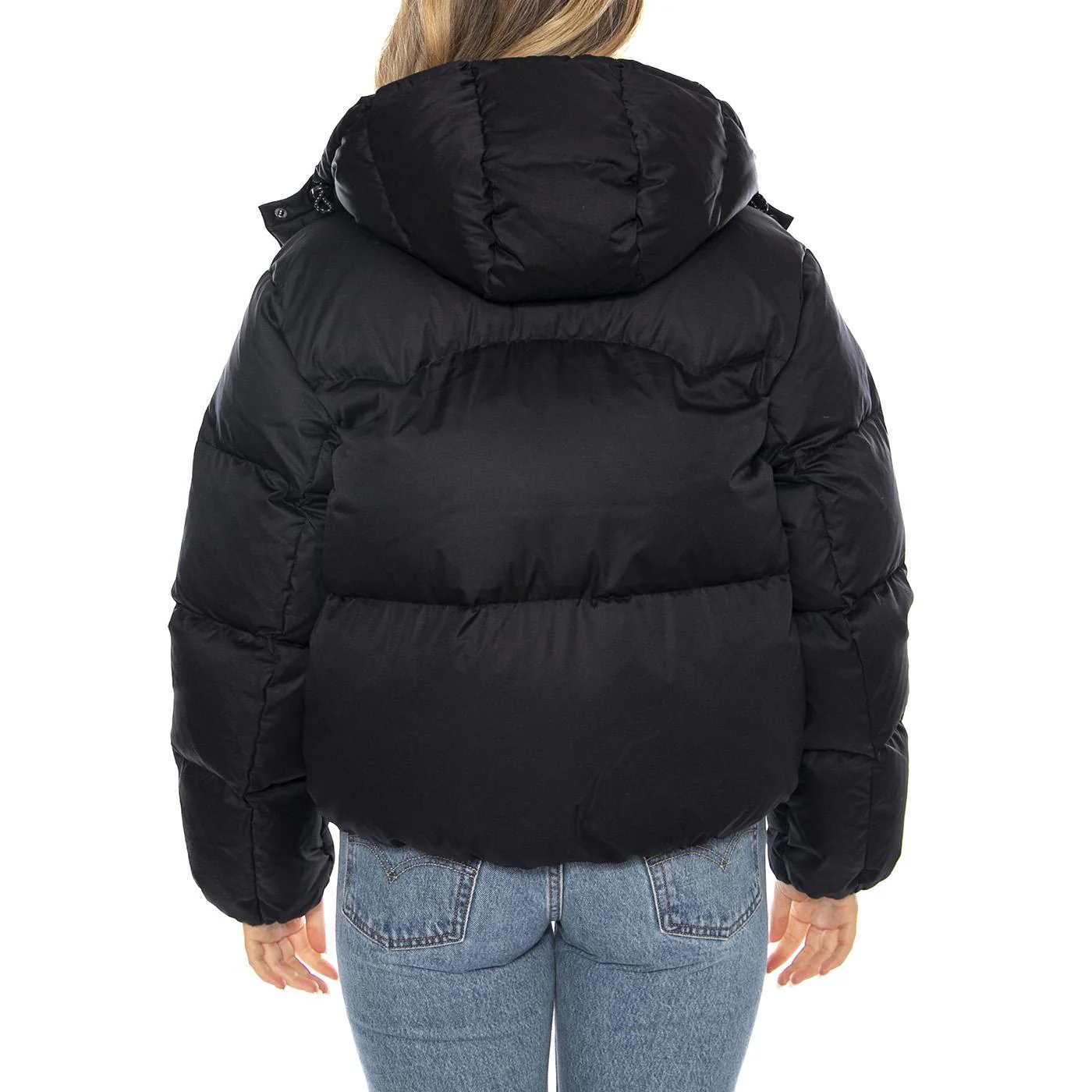 Western Bubble Shortie - Anthracite Night Black - Women's Black Down Jacket LEVIS Women's - Image 3