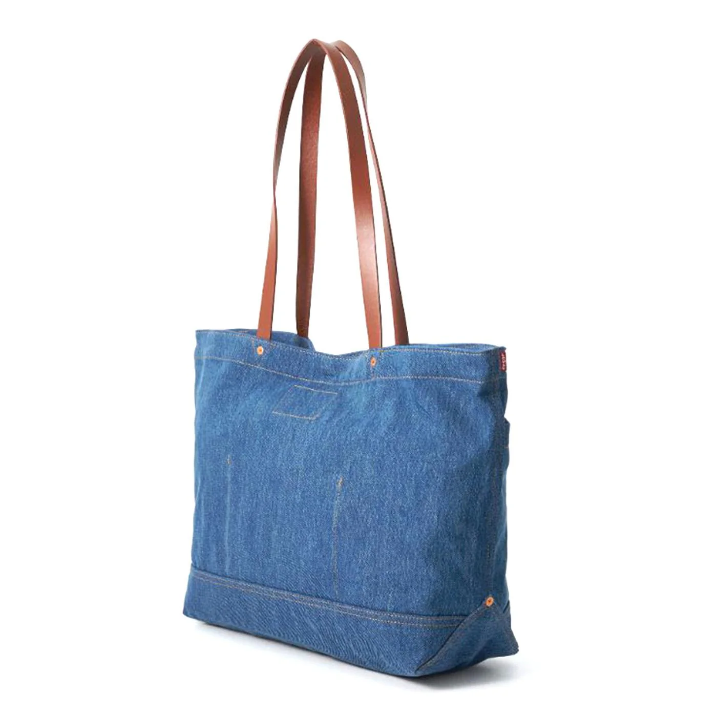 Women's Heritage Tote All Indigo Mid Wash Med Indigo - Image 3