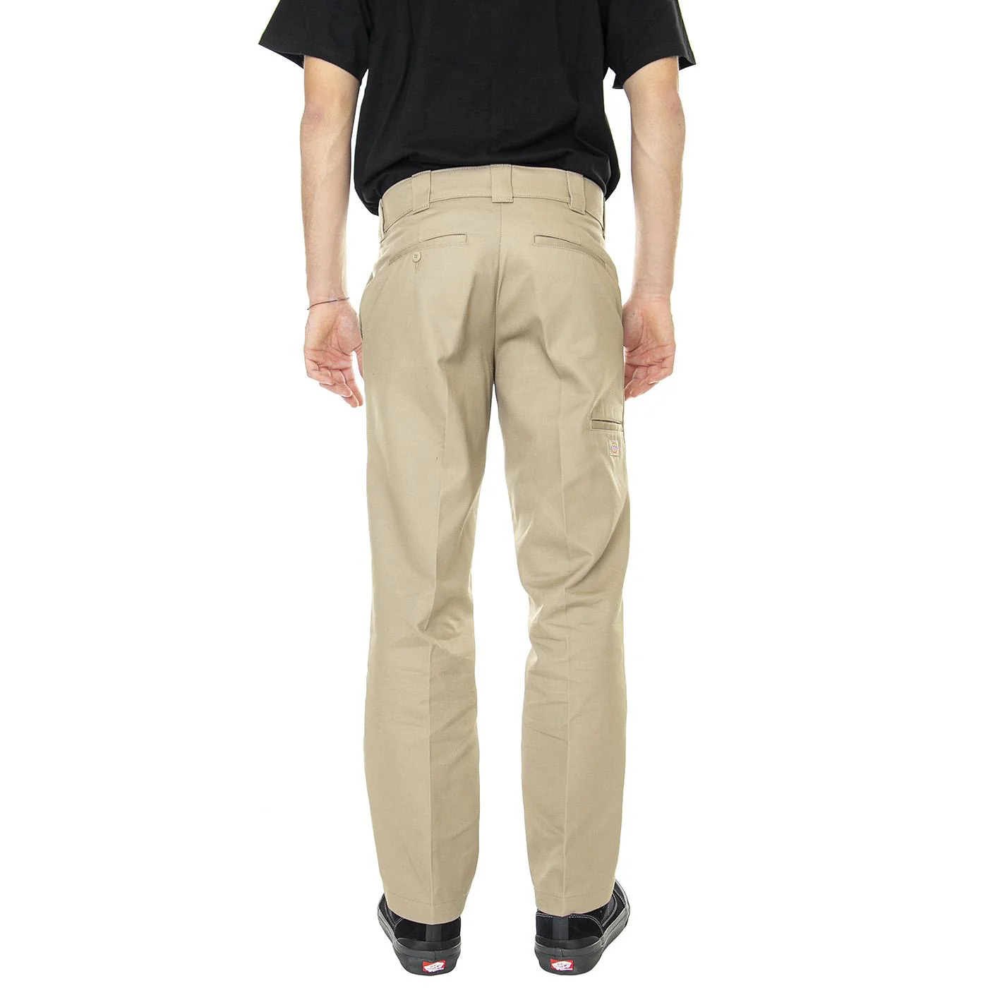 M' Slim Straight Double Knee Rec Khaki Pants - Image 3