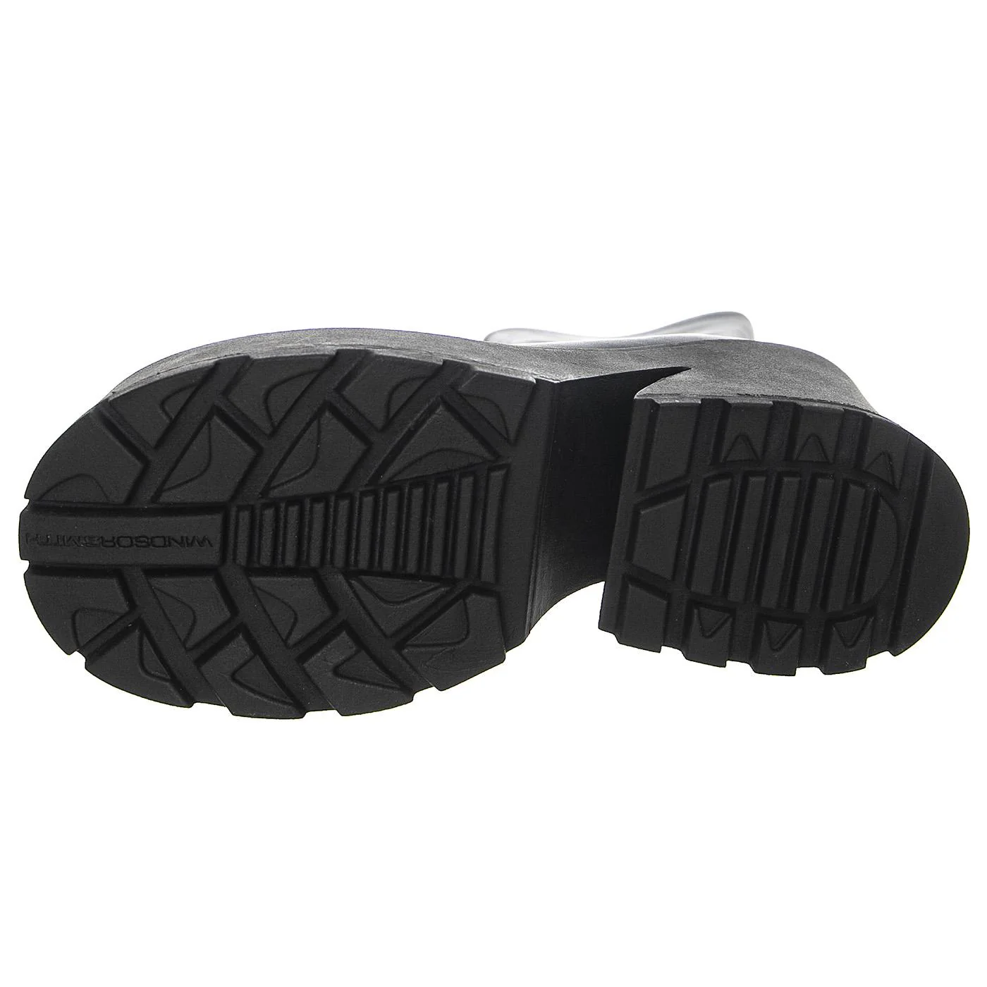 W' Found Black Stretch Pu Boots - Image 5