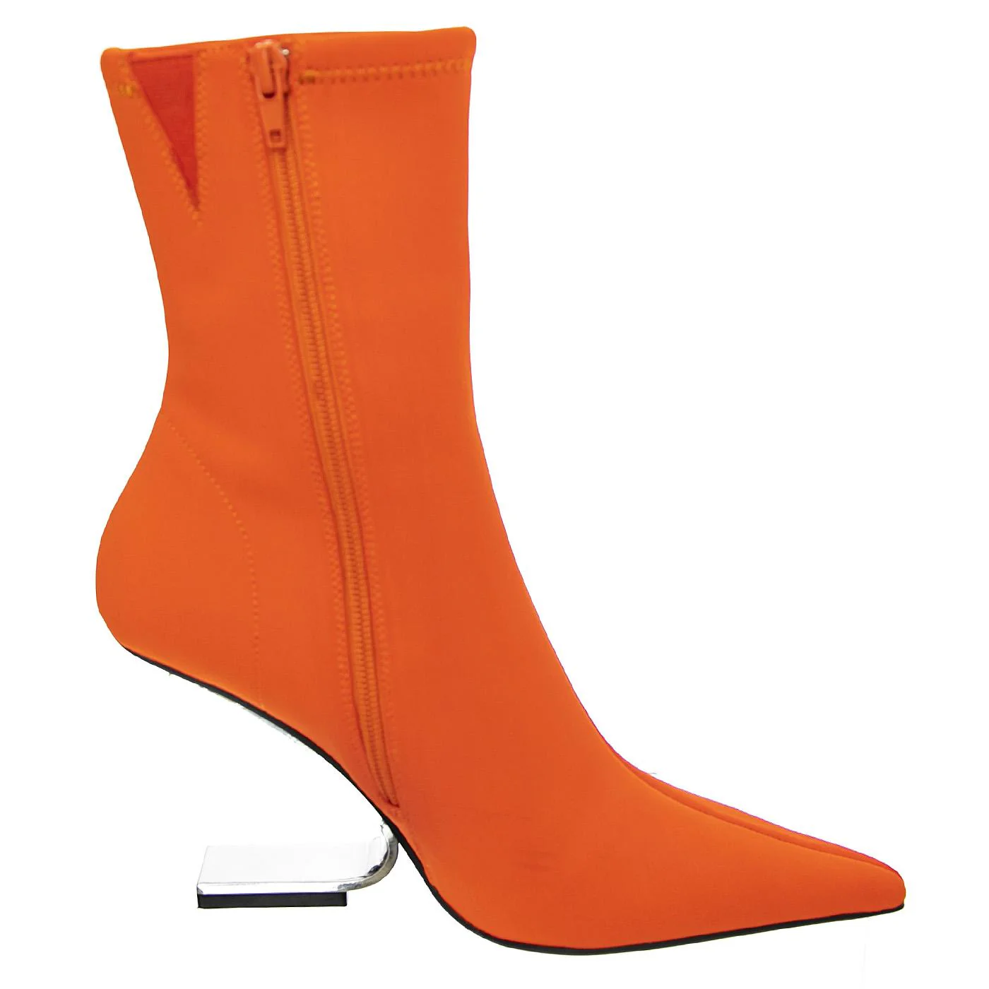 Compass Orange Neoprene Silver Fabric - Women's Orange Boots Women JEFFREY CAMPBELL - Image 2