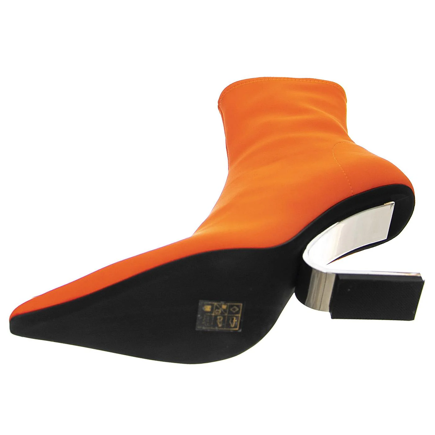 Compass Orange Neoprene Silver Fabric - Women's Orange Boots Women JEFFREY CAMPBELL - Image 5