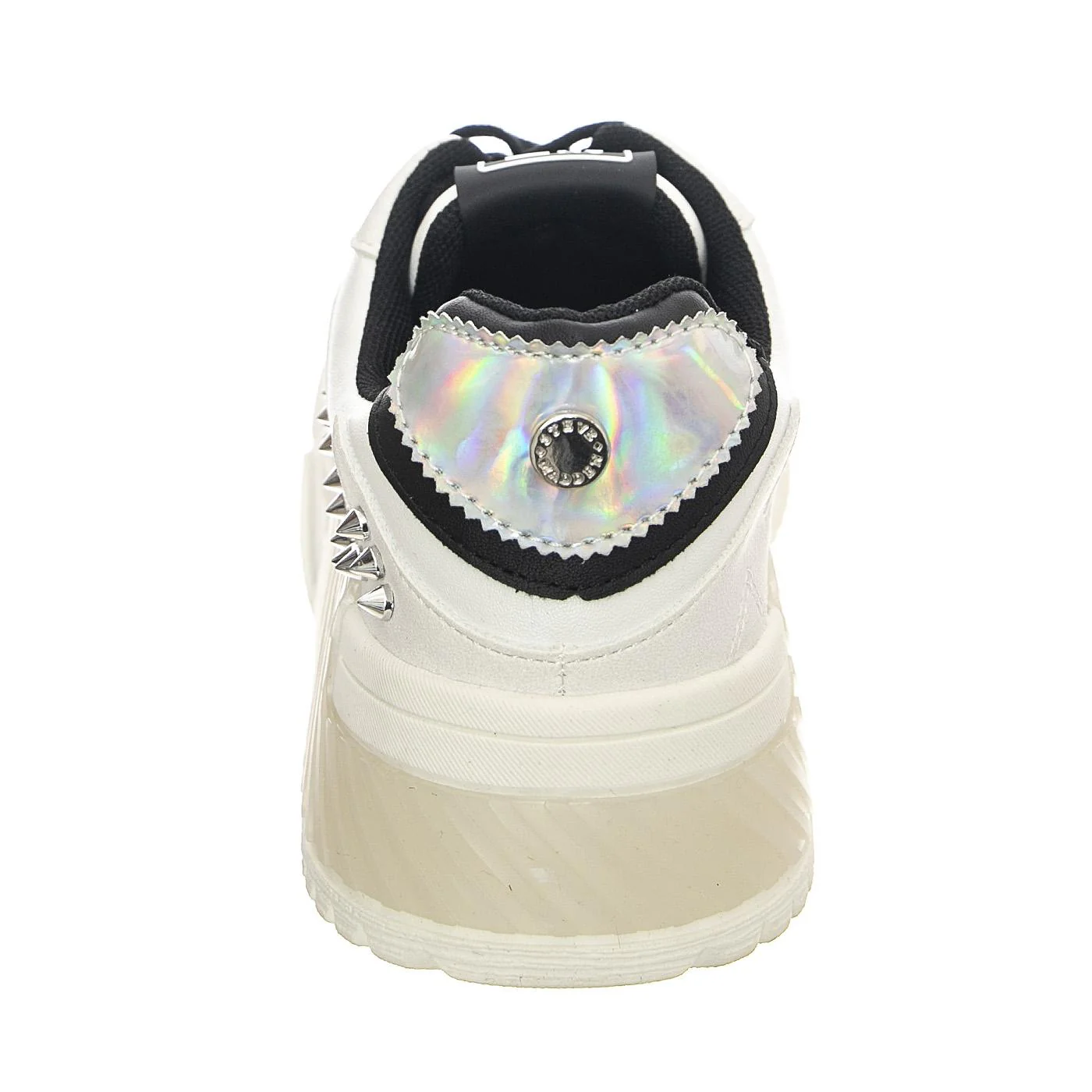 W' Whirl Black Multi Lace-Up Low-Profile Shoes - Image 4