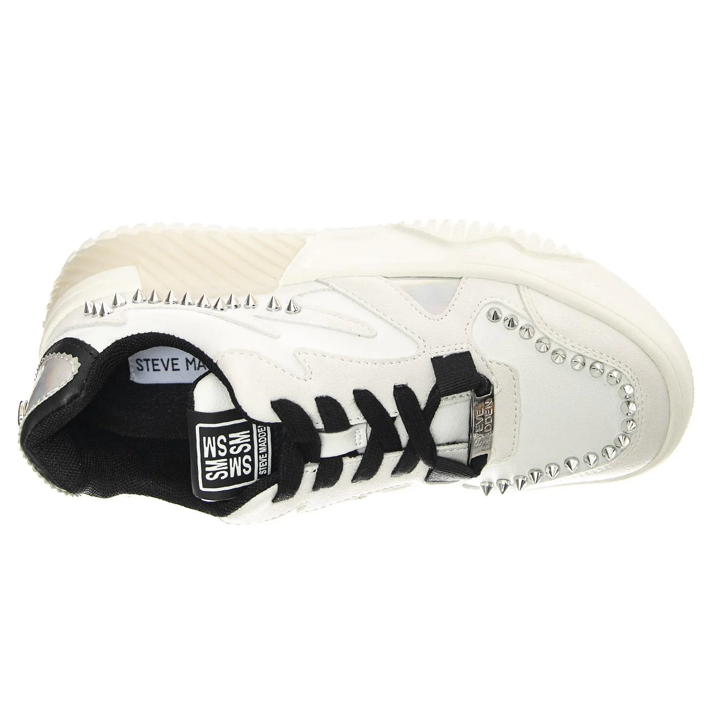 W' Whirl Black Multi Lace-Up Low-Profile Shoes - Image 6