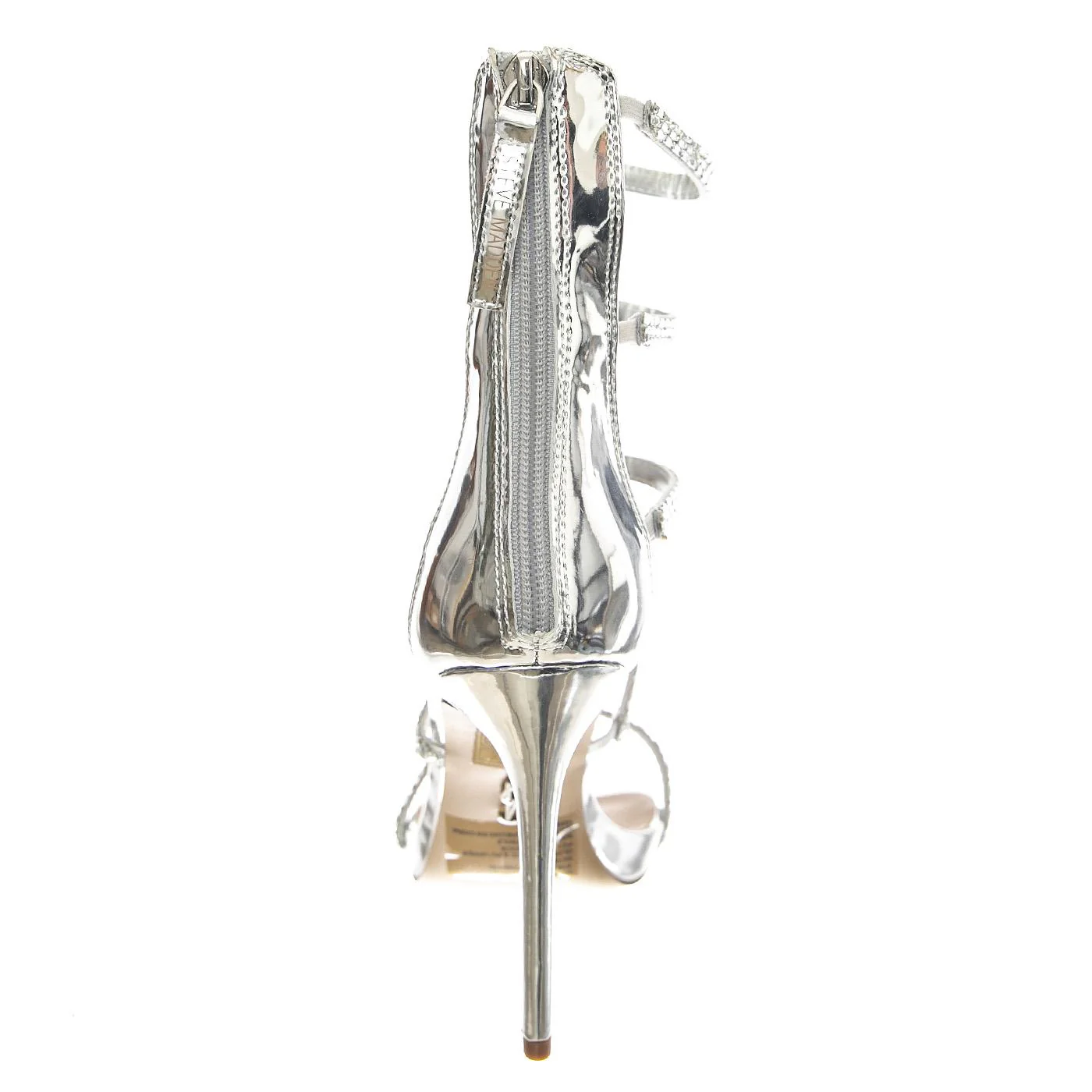 W' Entrust Silver Sandals - Image 4