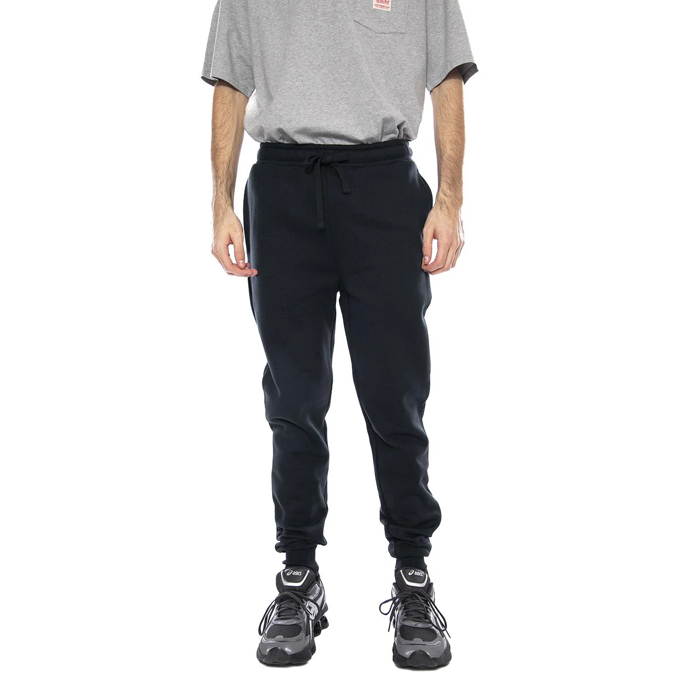 Brushed Back Sweat Pants Dark Navy - Men's Blue Sports Pants LYLE & SCOTT - Image 2