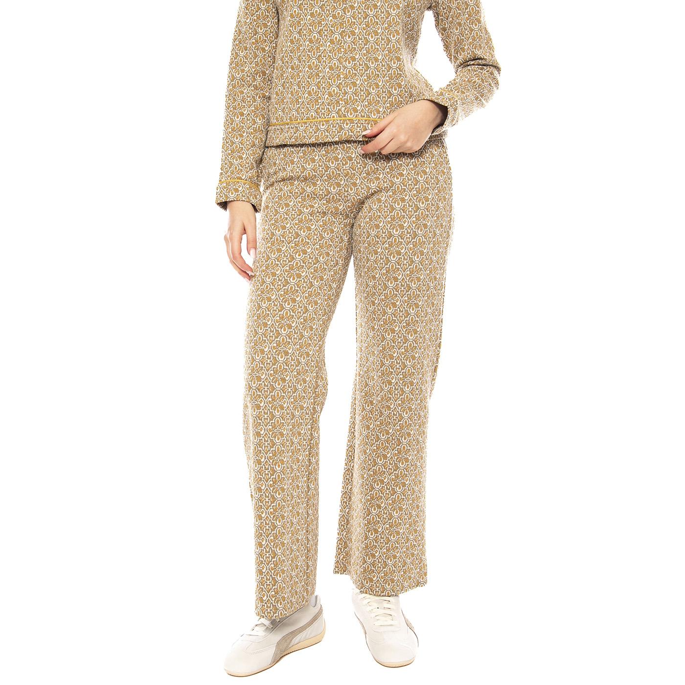 MD M Trousers 514 Oil Tile - Women's Trousers Yellow / Multicolor Women MD'M
