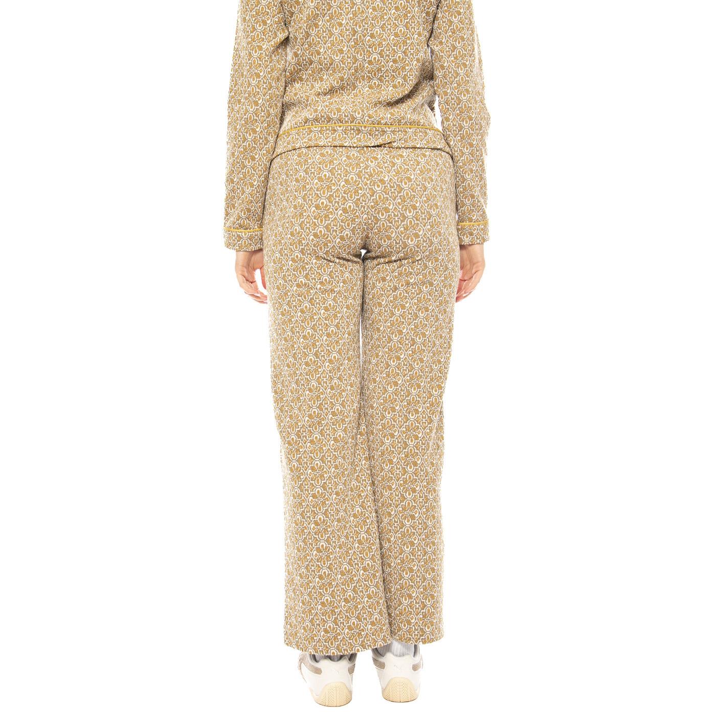 MD M Trousers 514 Oil Tile - Women's Trousers Yellow / Multicolor Women MD'M - Image 3