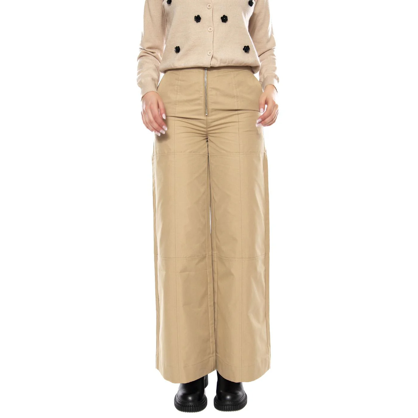 Cecilia Pants Incense -- Women's Beige Pants MINIMUM - Image 2
