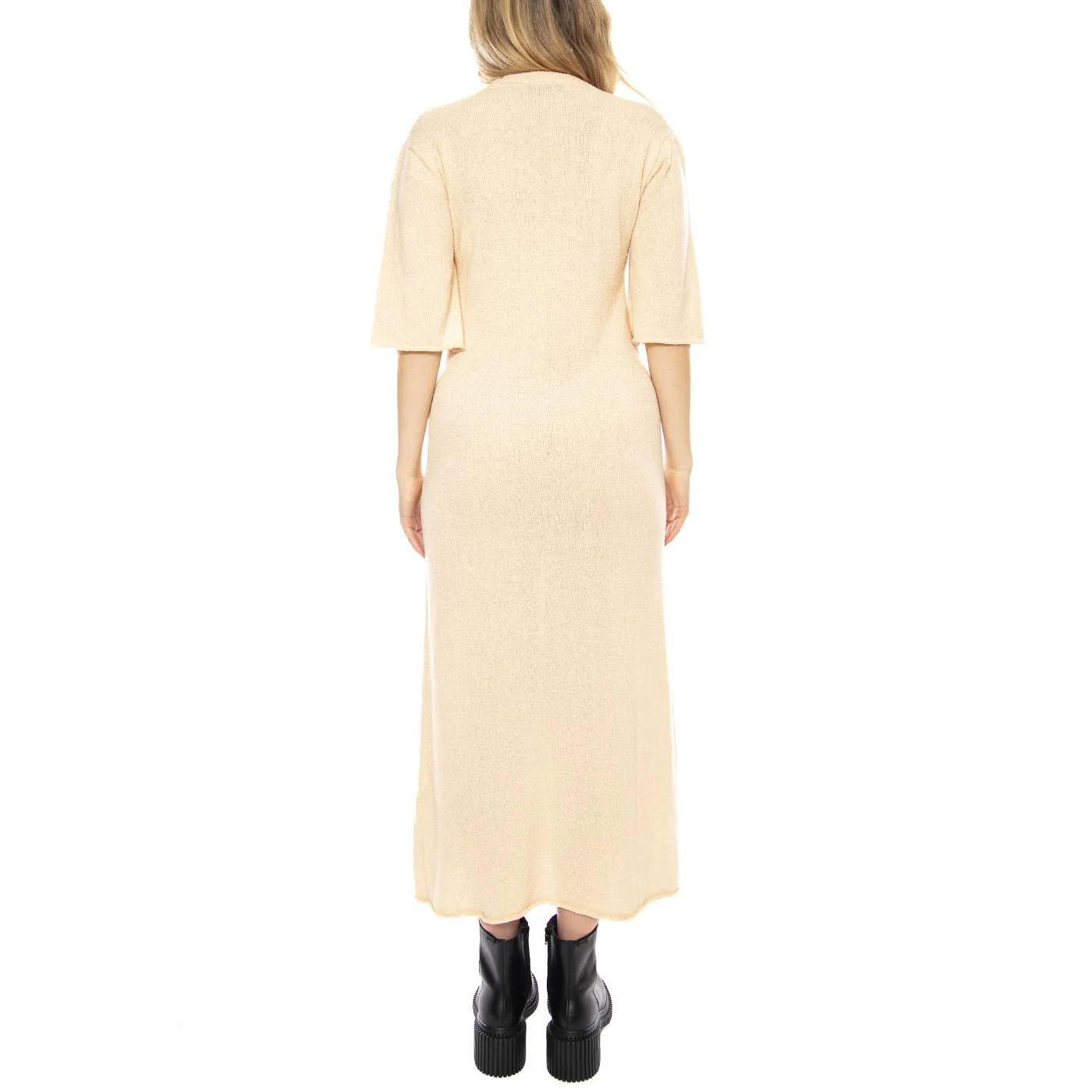 Gianna Knit Dress Coco Milk -- Women's Knit Dress Cream Women MINIMUM - Image 3