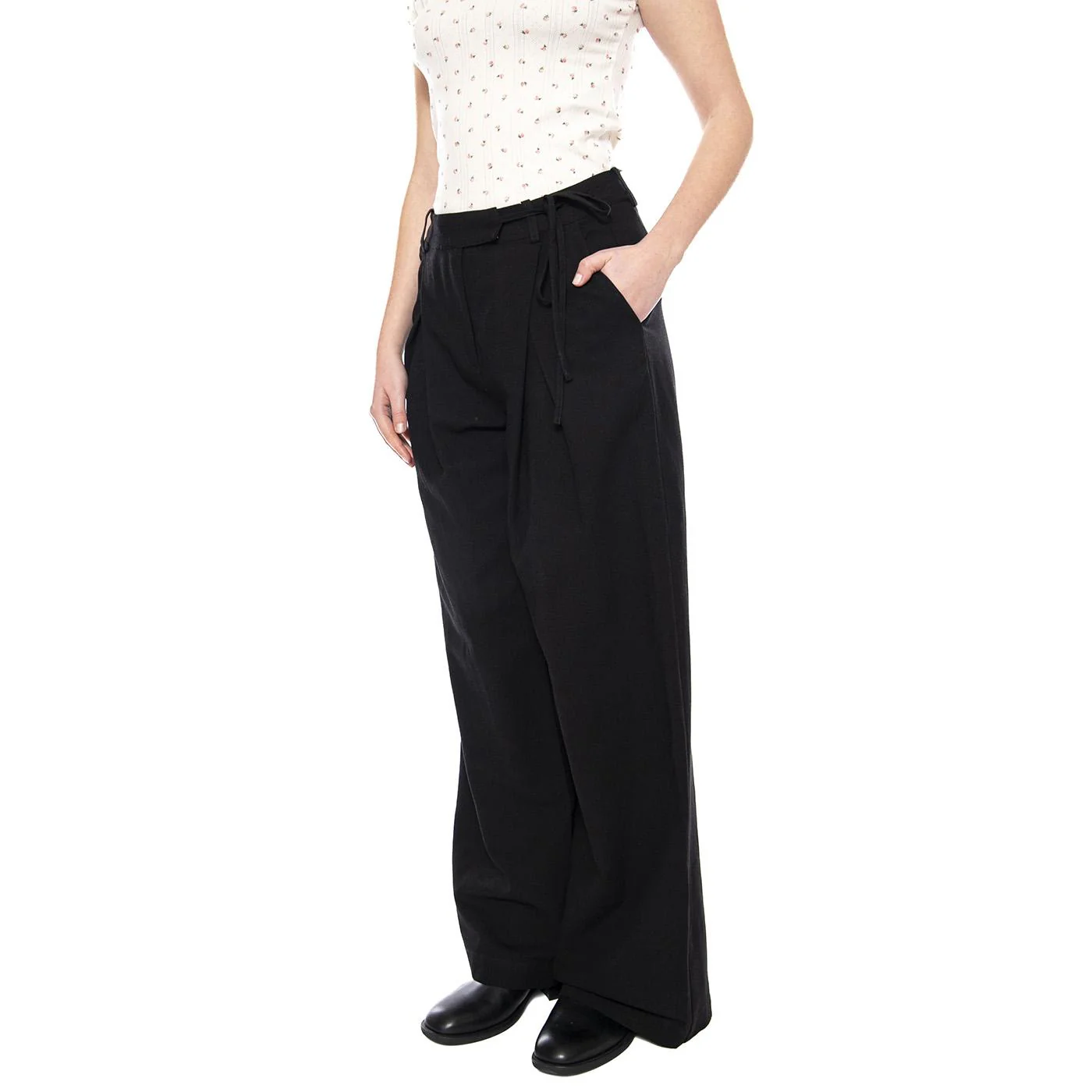 Gunli Pants - Women's Wide Leg Pants Black Women MINIMUM