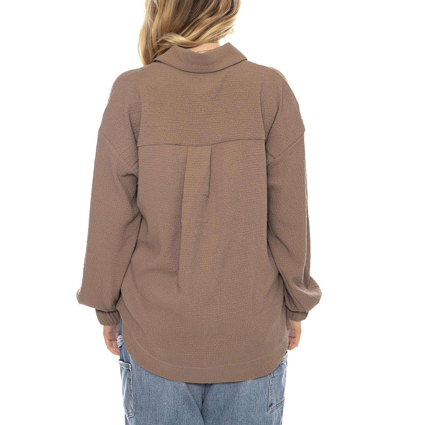 Mias Pine Bark -- Women's Brown Shirt MINIMUM - Image 3