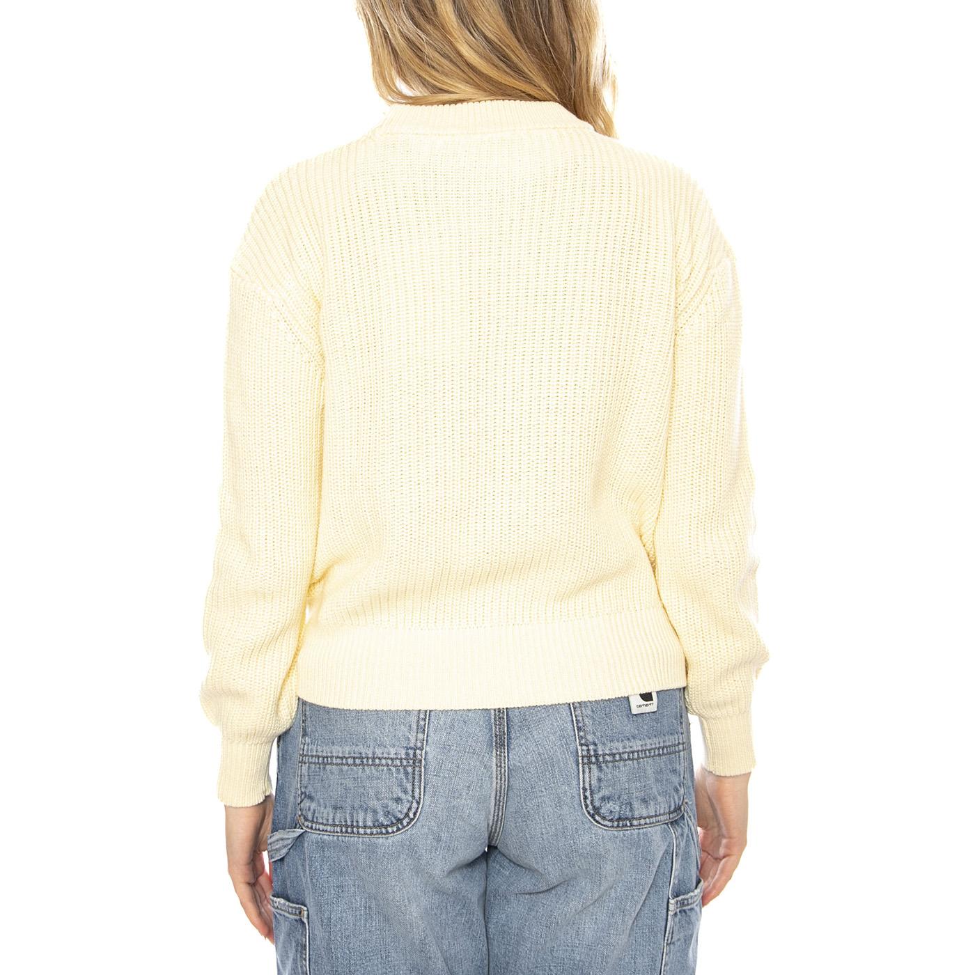 Mikala Jumper G006 GOTS Flan Cream -- Women's Sweater White Women MINIMUM - Image 3