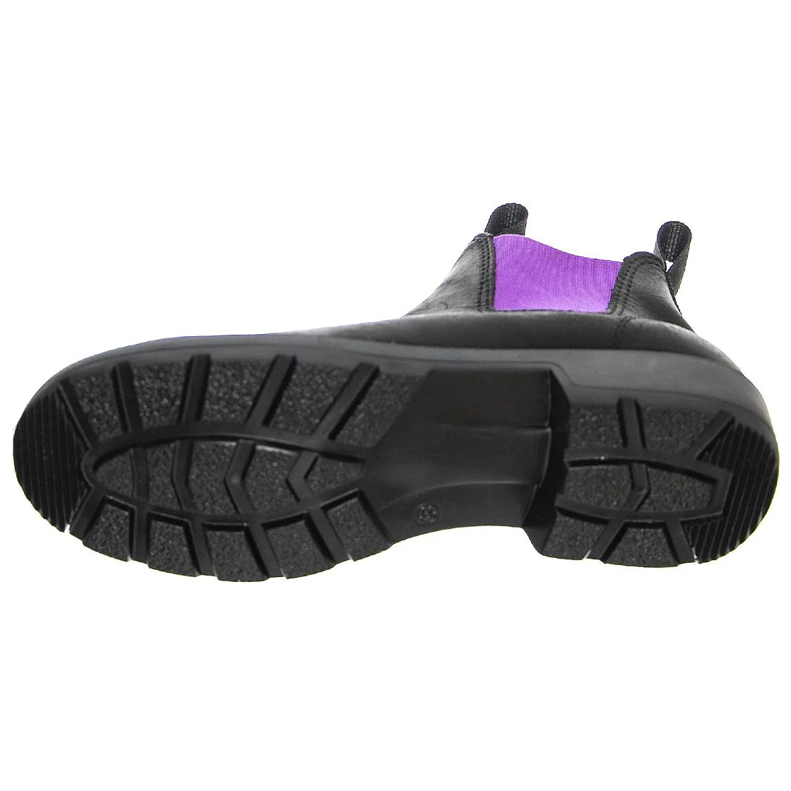Womens Sukie Black Violet Ankle Boots - Image 5