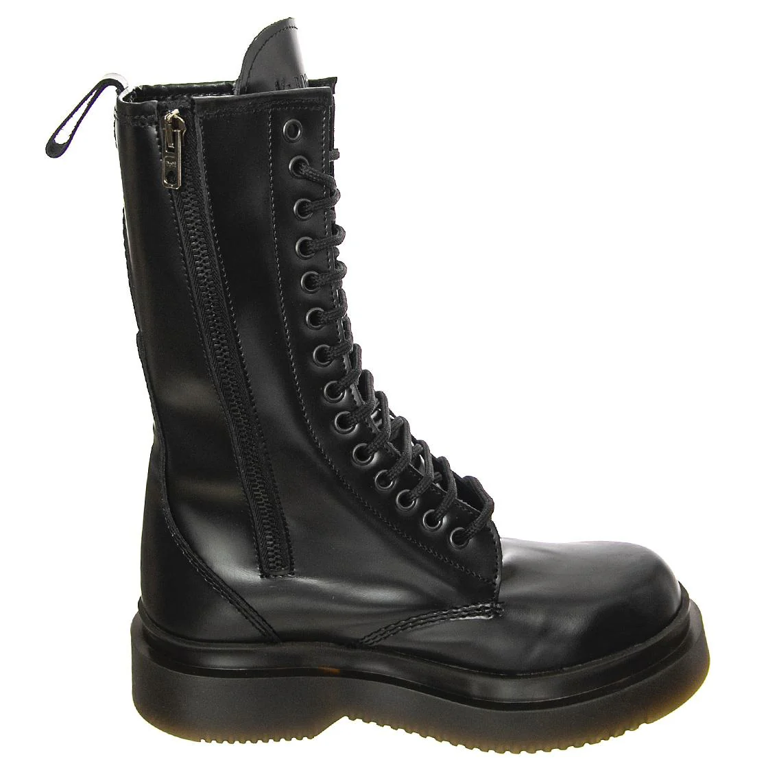 Womens T 8214 Smooth Black Boots - Image 2