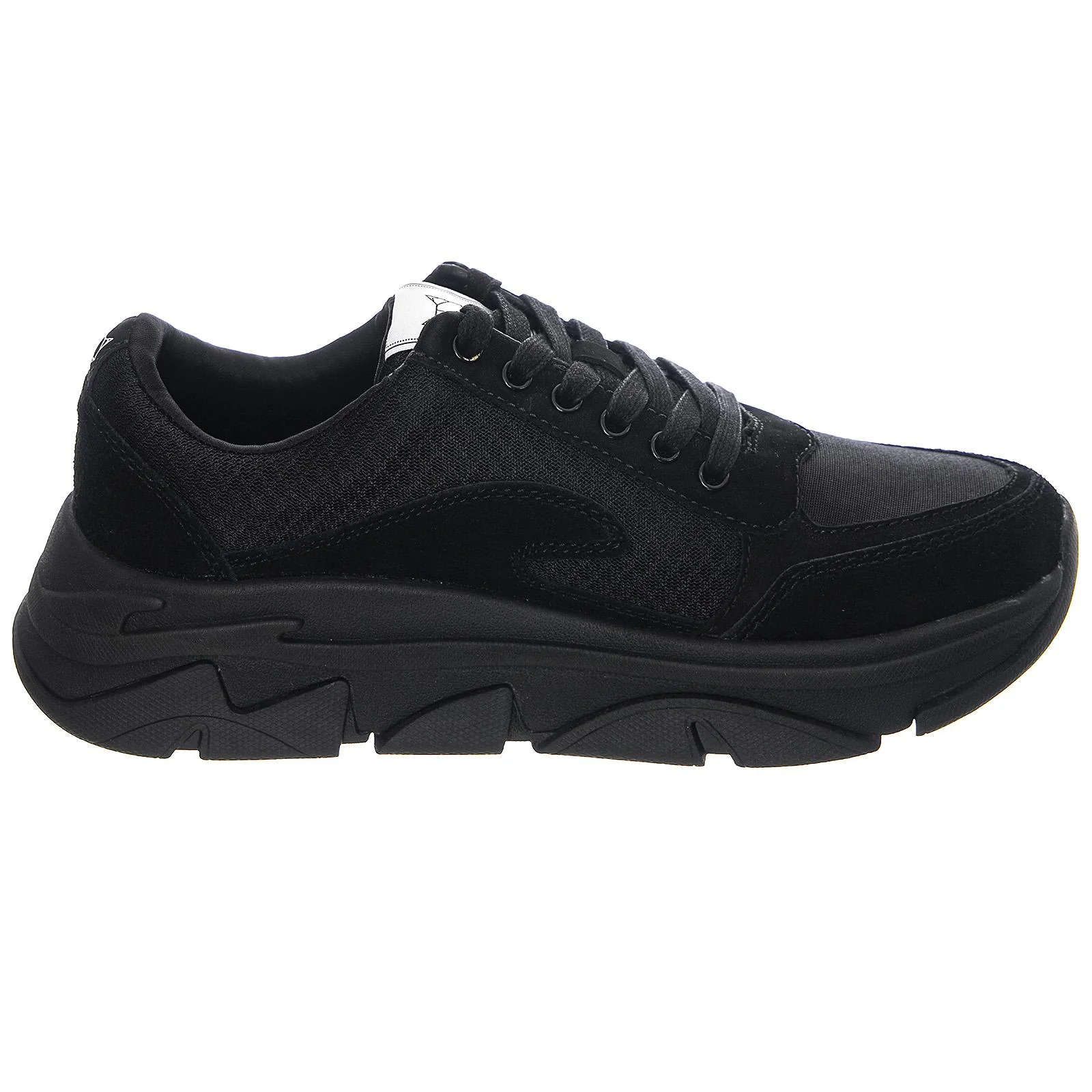 Space Shoes - Black - Men's Low Profile Lace-Up Shoes Black Men NAKED WOLFE - Image 2