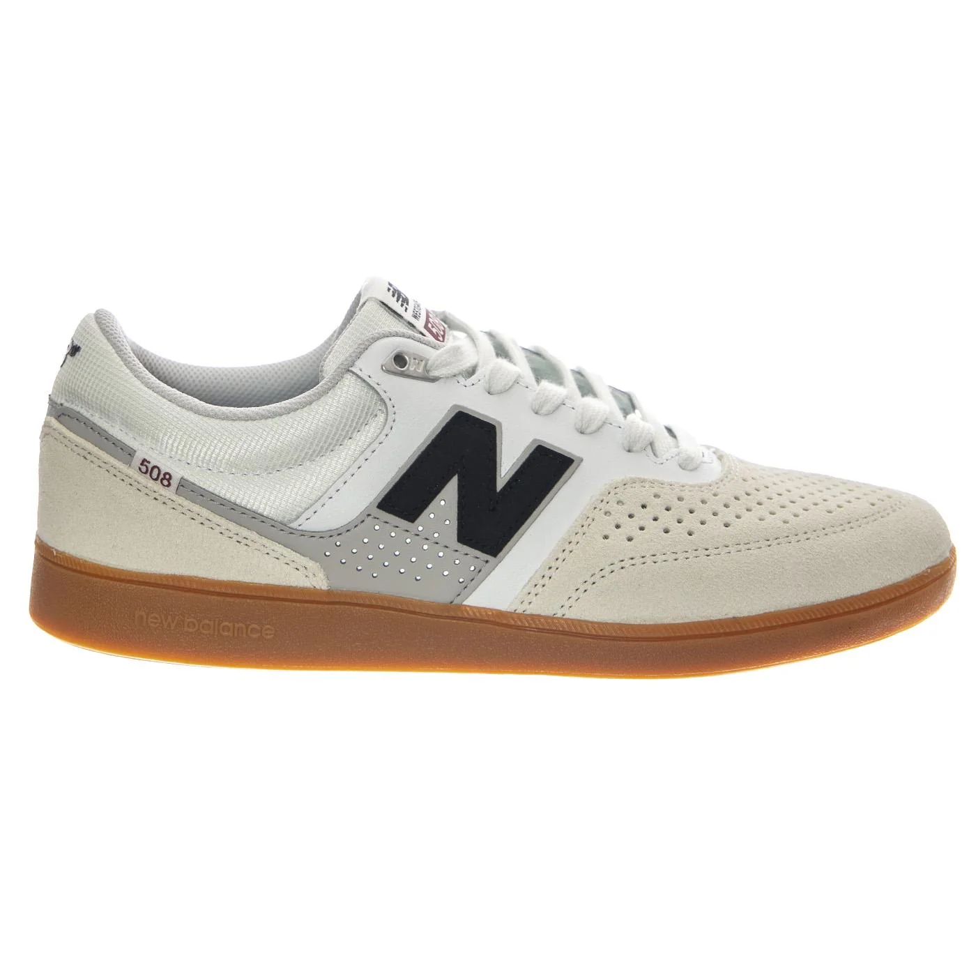 Numeric NM508WID White Suede/Mesh - Men's Lace-Up Shoes Beige Men's NEW BALANCE