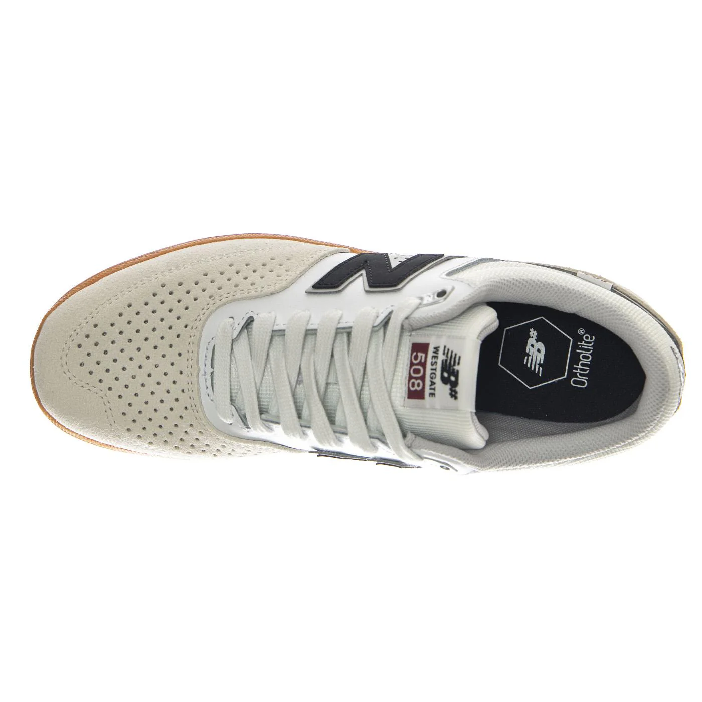 Numeric NM508WID White Suede/Mesh - Men's Lace-Up Shoes Beige Men's NEW BALANCE - Image 6
