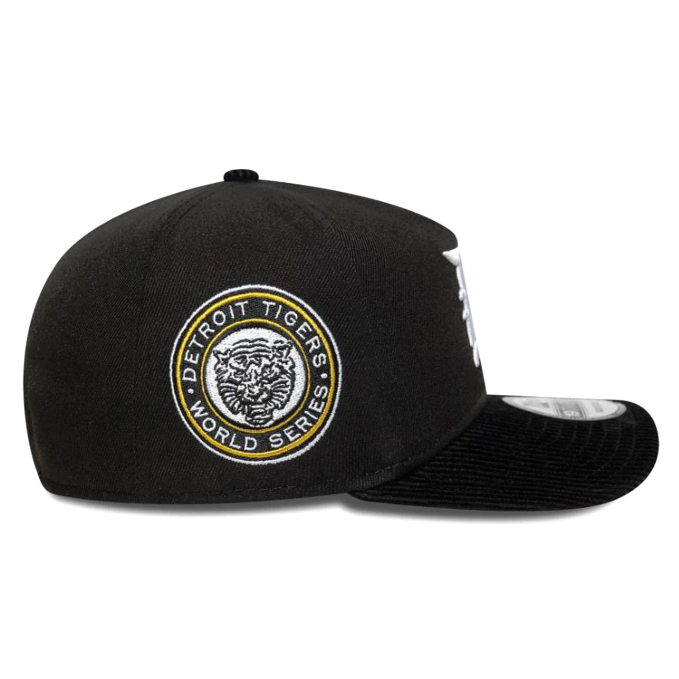 Coops Cord 19Twenty Detroit Tigers Black - Black Visor Cap NEW ERA ACCESSORIES - Image 2