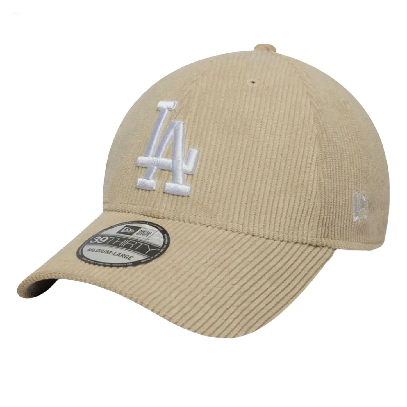 Cord 39THIRTY Light Beige Los Angels Dodgers - Beige Visor Cap NEW ERA ACCESSORIES