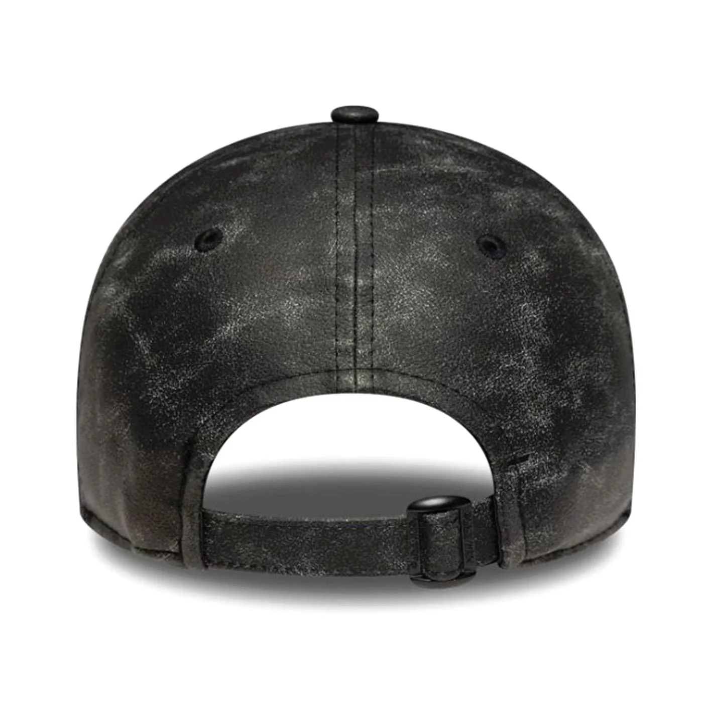 Female Worn PU 9Twenty® New York Yankees Black - Black Visor Cap NEW ERA ACCESSORIES - Image 2