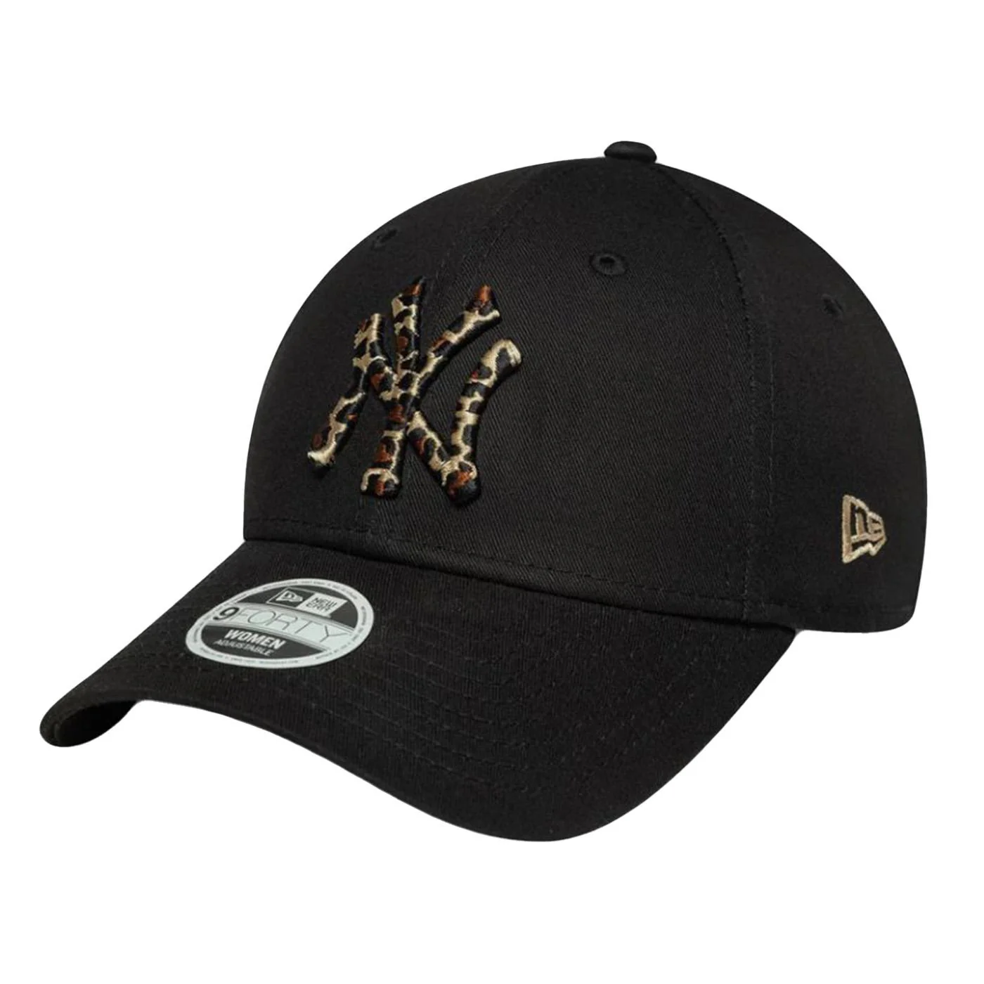 LEOPARD INFILL 940 Black New York Yankees - Black Visor Cap NEW ERA ACCESSORIES