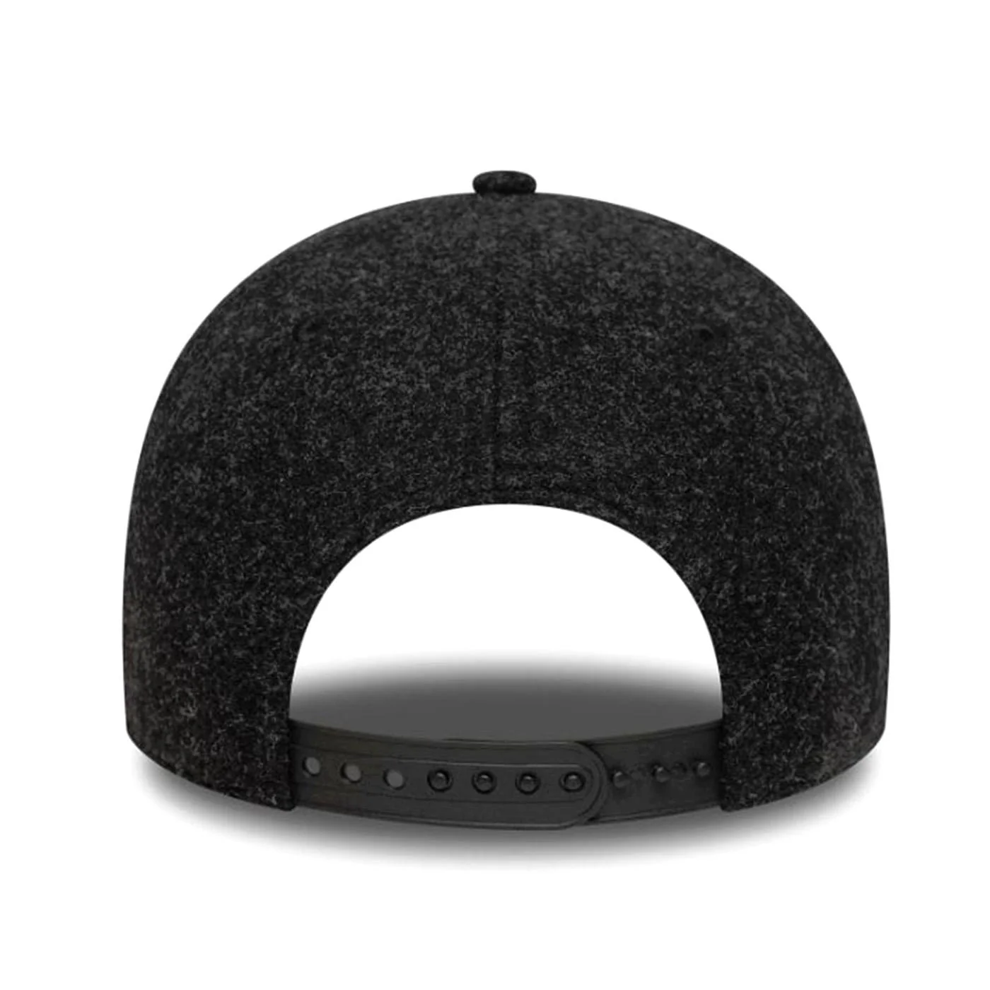 Melton Wool 9FORTY® New York Yankees Black / White - Men's Visor Cap Black / White NEW ERA ACCESSORIES - Image 2