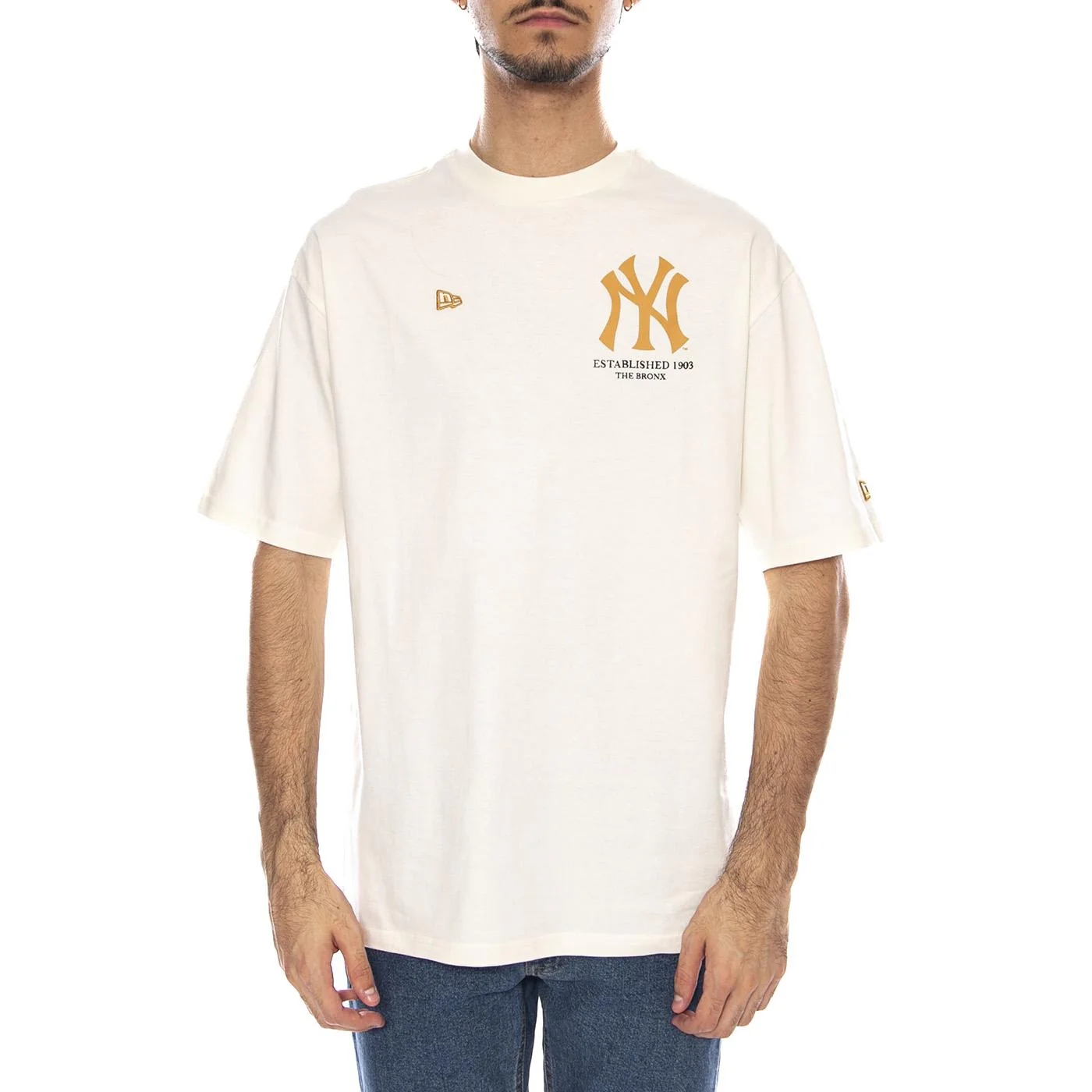 MLB Baseball Graphic OS Tee New York Yankees OFW - Men's Crew Neck T-Shirt White Men's NEW ERA - Image 2