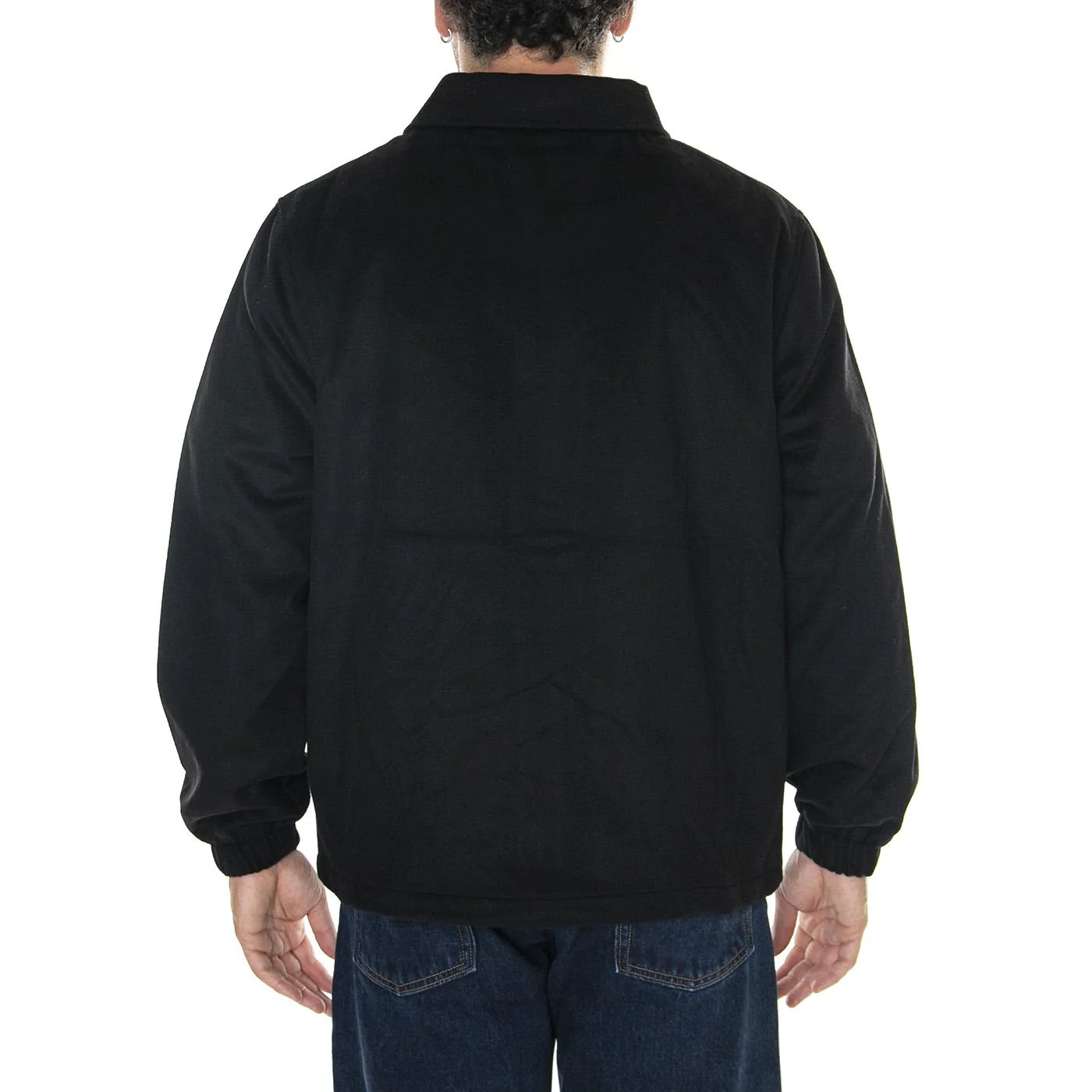 MLB Coaches Jacket Nevyan Black / White - Image 3