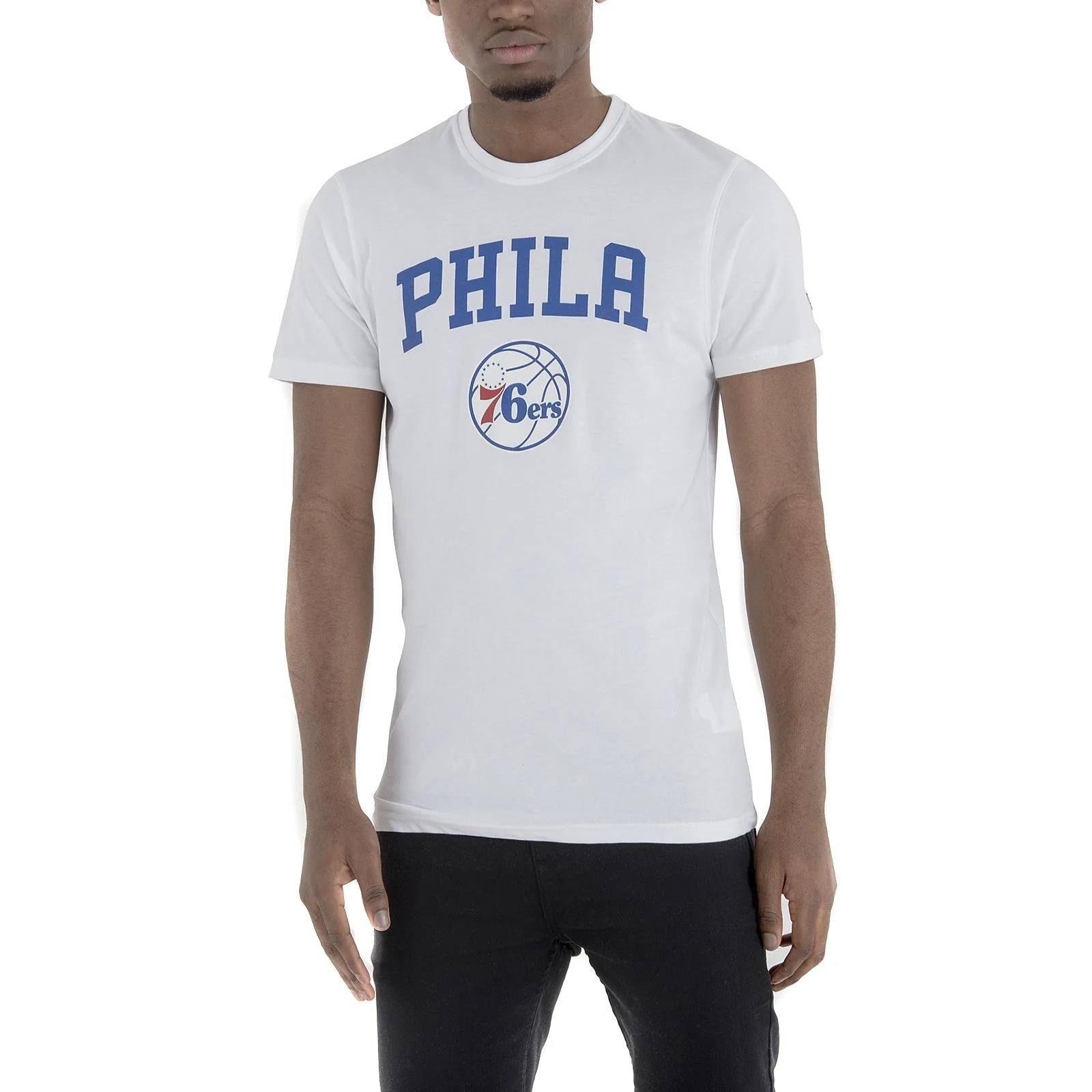 PHILADELPHIA 76ERS TEAM LOGO TEE PHI76E WHI