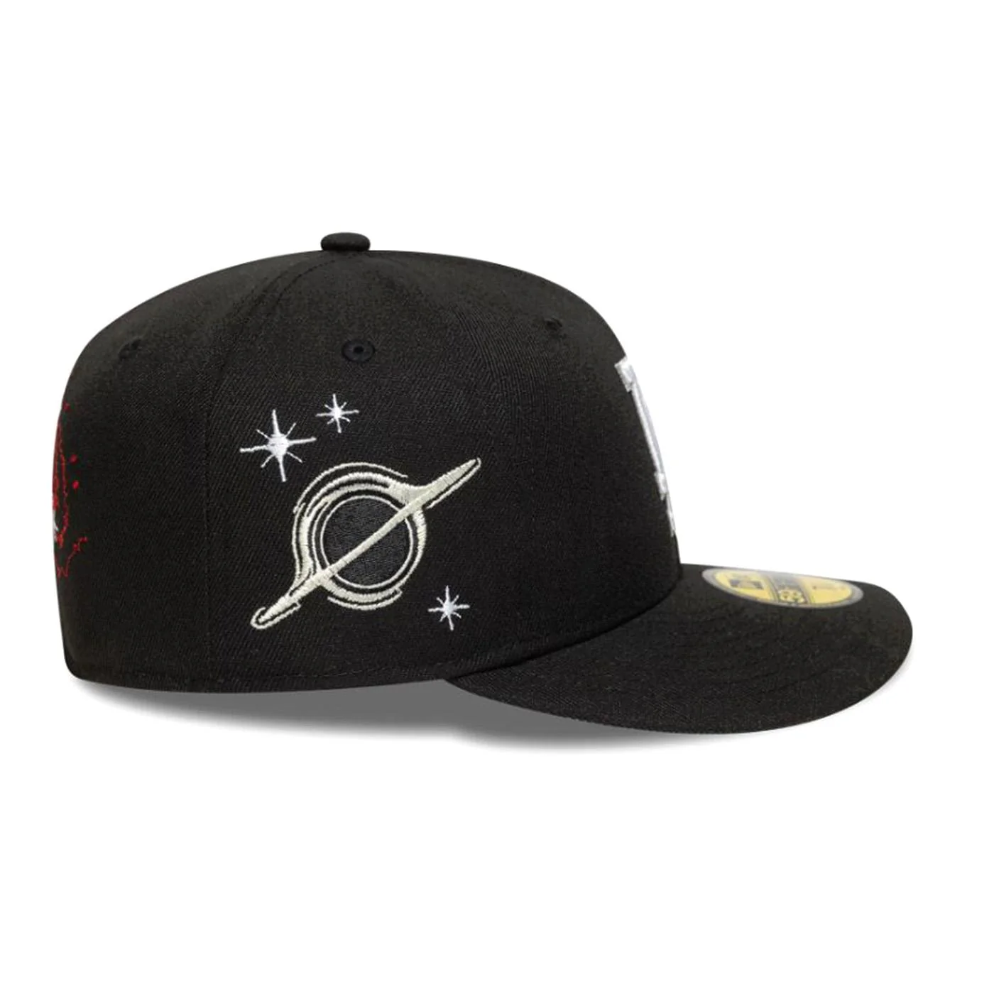 Planet Icon 59FIFTY Los Angeles Dodgers Black - Black Cap NEW ERA ACCESSORIES - Image 2
