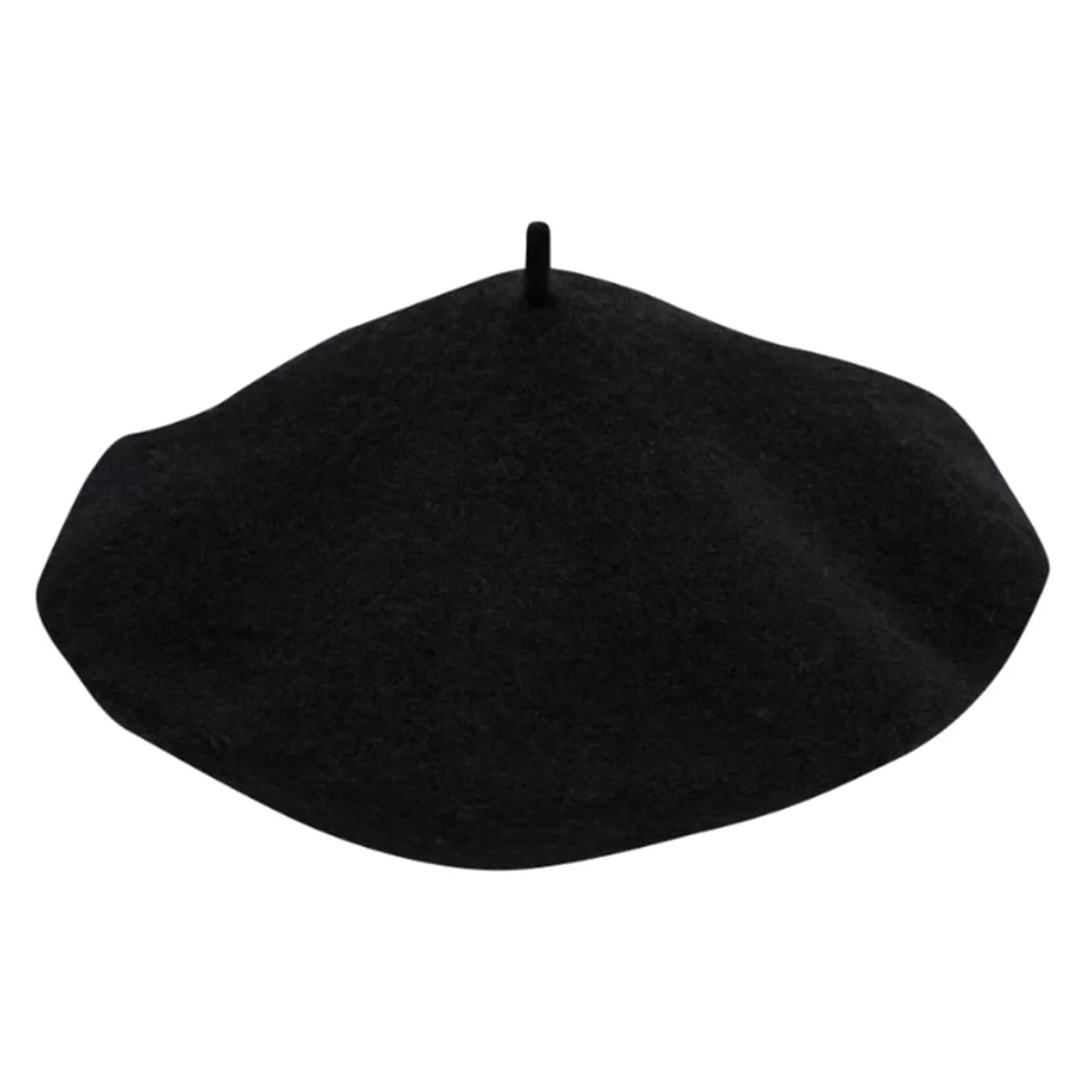 WMNS Wool Beret Black New York Yankees - Black Cap with Contrast Logo NEW ERA ACCESSORIES - Image 2
