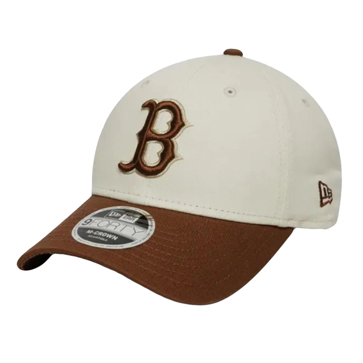 Ws Patch 9Forty MC Light Beige Boston Red Sox - Contrast Logo Visor Cap Beige NEW ERA ACCESSORIES