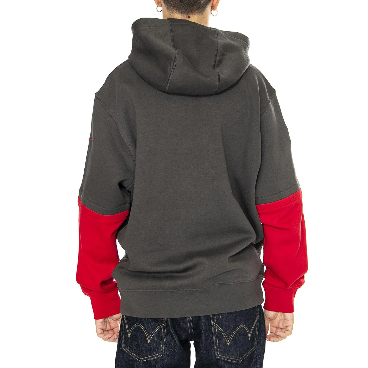 Nike Club Hoodie Black / Grey - Image 3