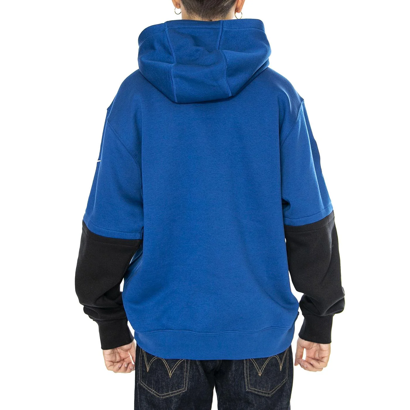 Nike Club Hoodie Blue - Image 3