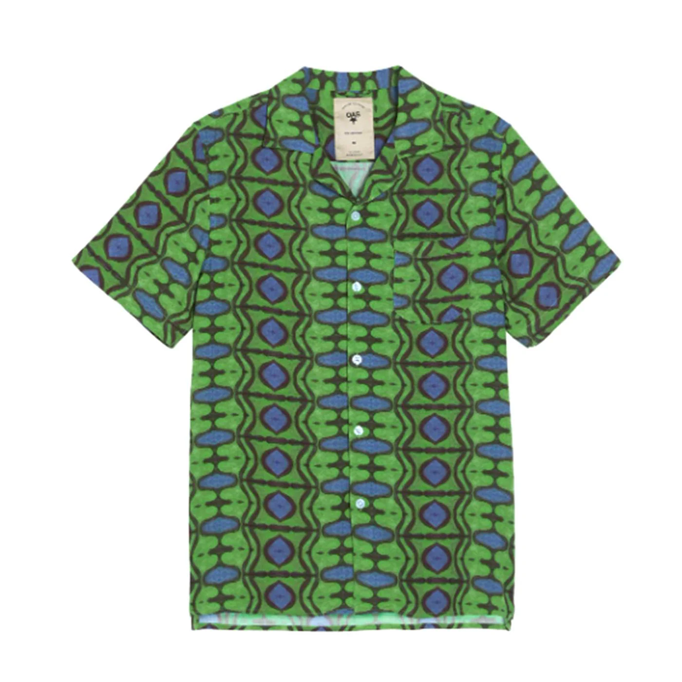 Emerald Blue Viscose Shirt Assorted