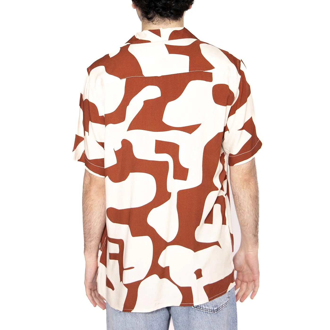 Russet Puzzlotec Viscose Shirt - Image 3