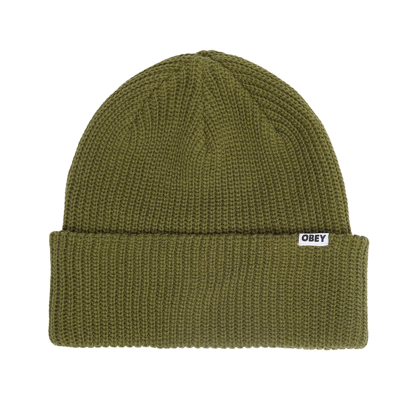 Bold Organic Beanie Army - Men's Green Knit Hat OBEY